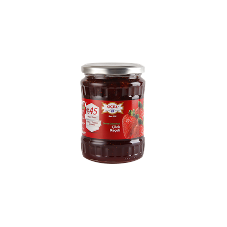 Üçel Çilek  Reçeli Glikozsuz 680gr - Yöresel Lezzet